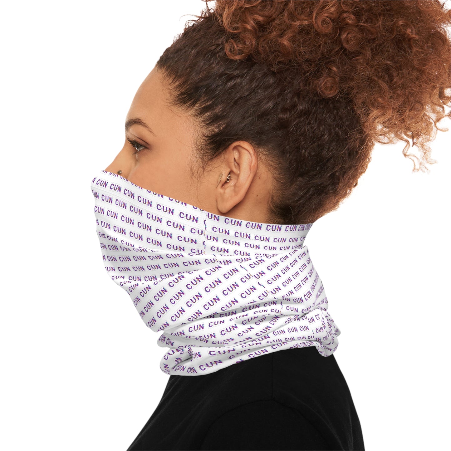 CUN - Cancun Three-Letter Code - Lightweight Neck Gaiter