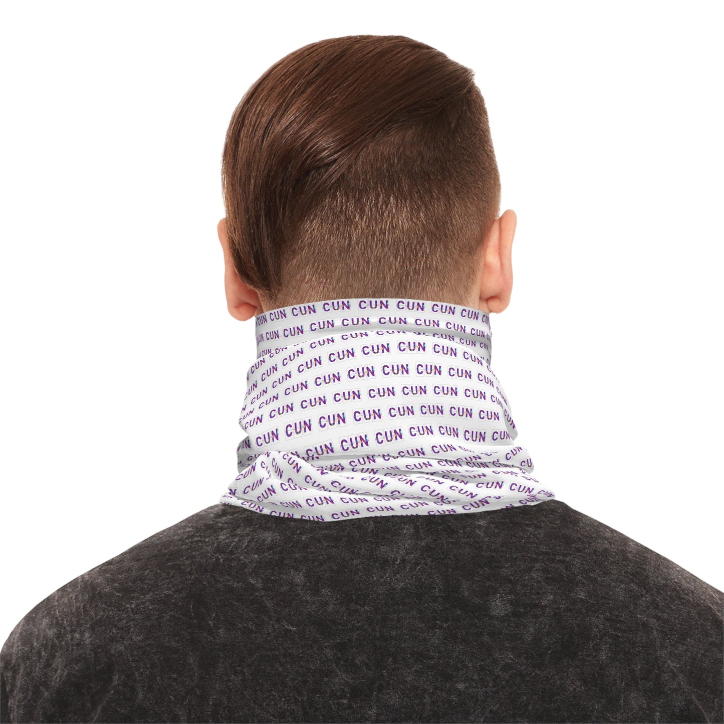CUN - Cancun Three-Letter Code - Lightweight Neck Gaiter