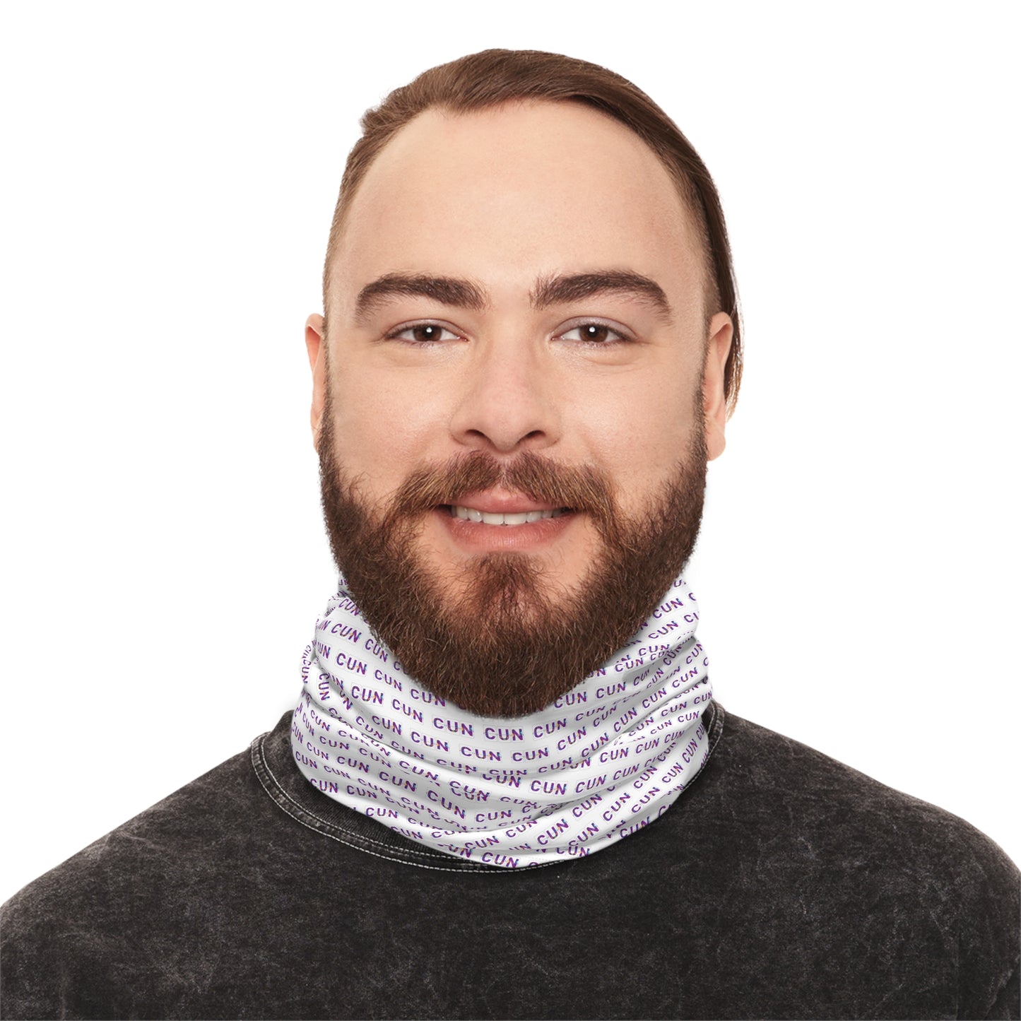 CUN - Cancun Three-Letter Code - Lightweight Neck Gaiter