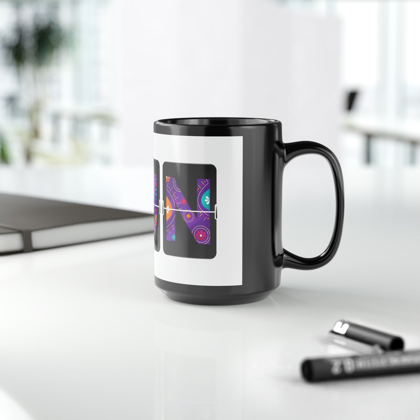 Black Mug, 15oz