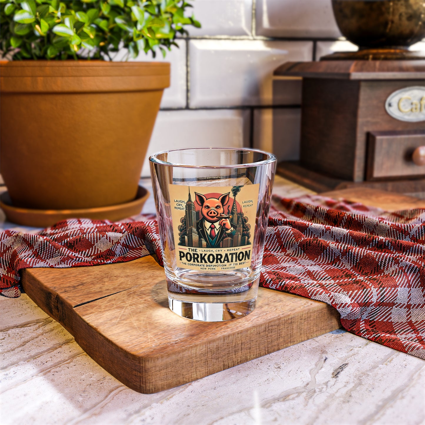 Porkoration Collection - Shot Glass, 1.5oz