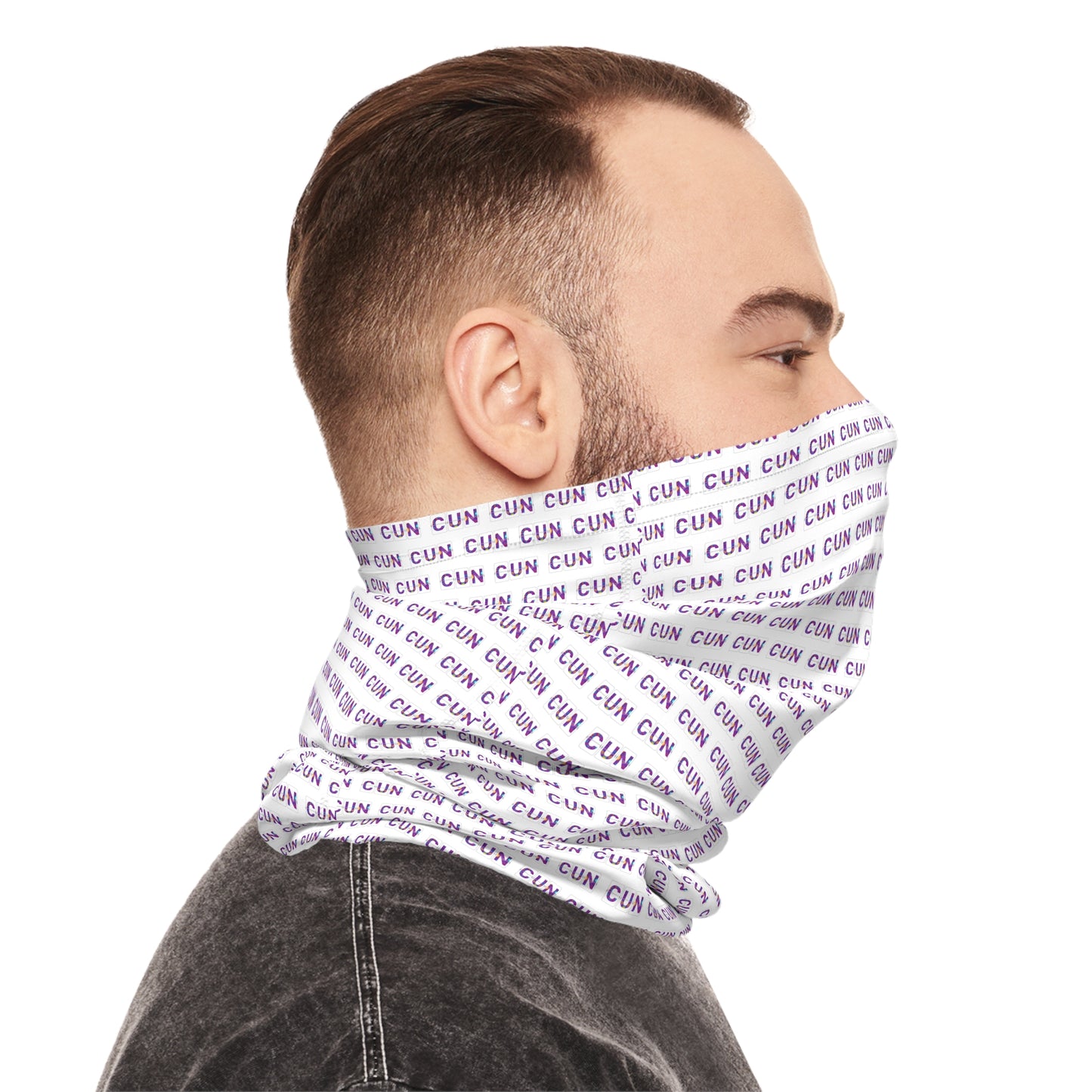 CUN - Cancun Three-Letter Code - Lightweight Neck Gaiter