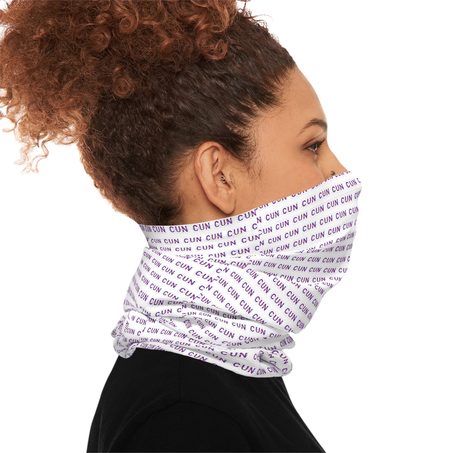 CUN - Cancun Three-Letter Code - Lightweight Neck Gaiter