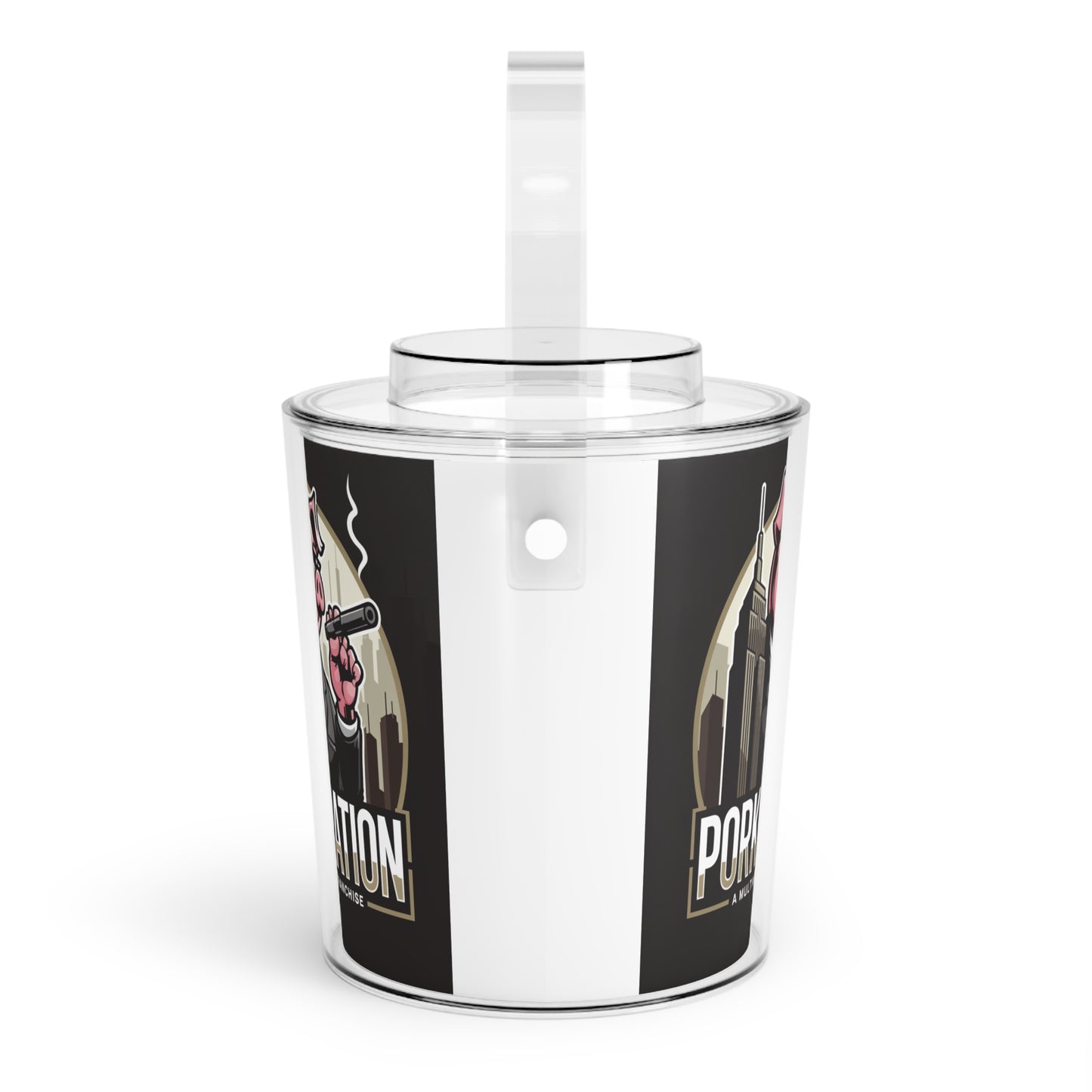 Porkoration Collection - Ice Bucket with Tongs