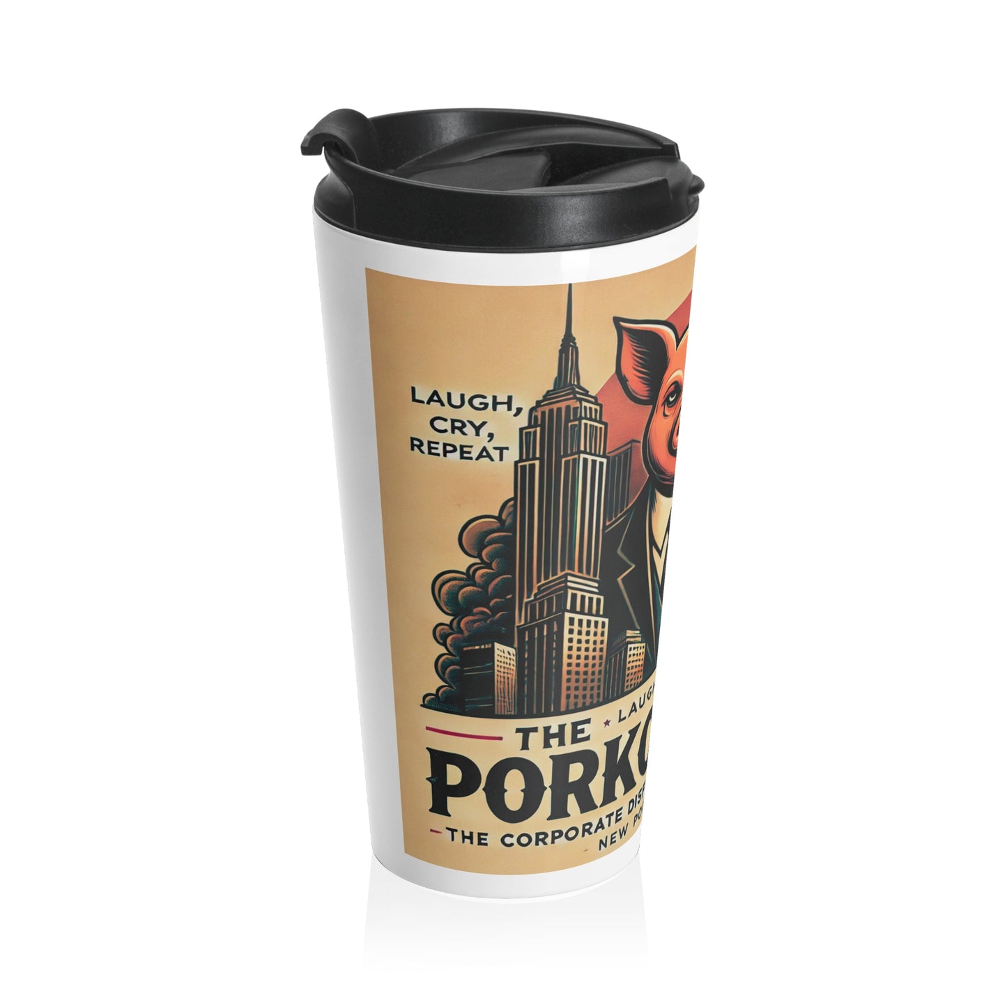 Porkoration Collection 21 - Stainless Steel Travel Mug