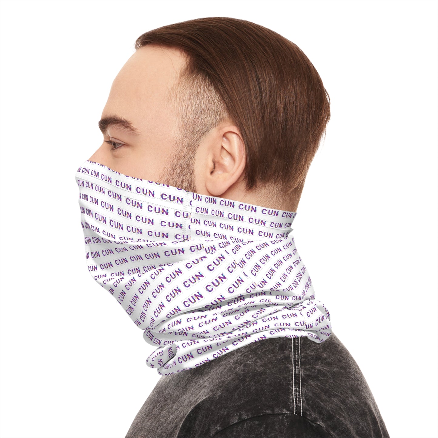 CUN - Cancun Three-Letter Code - Lightweight Neck Gaiter