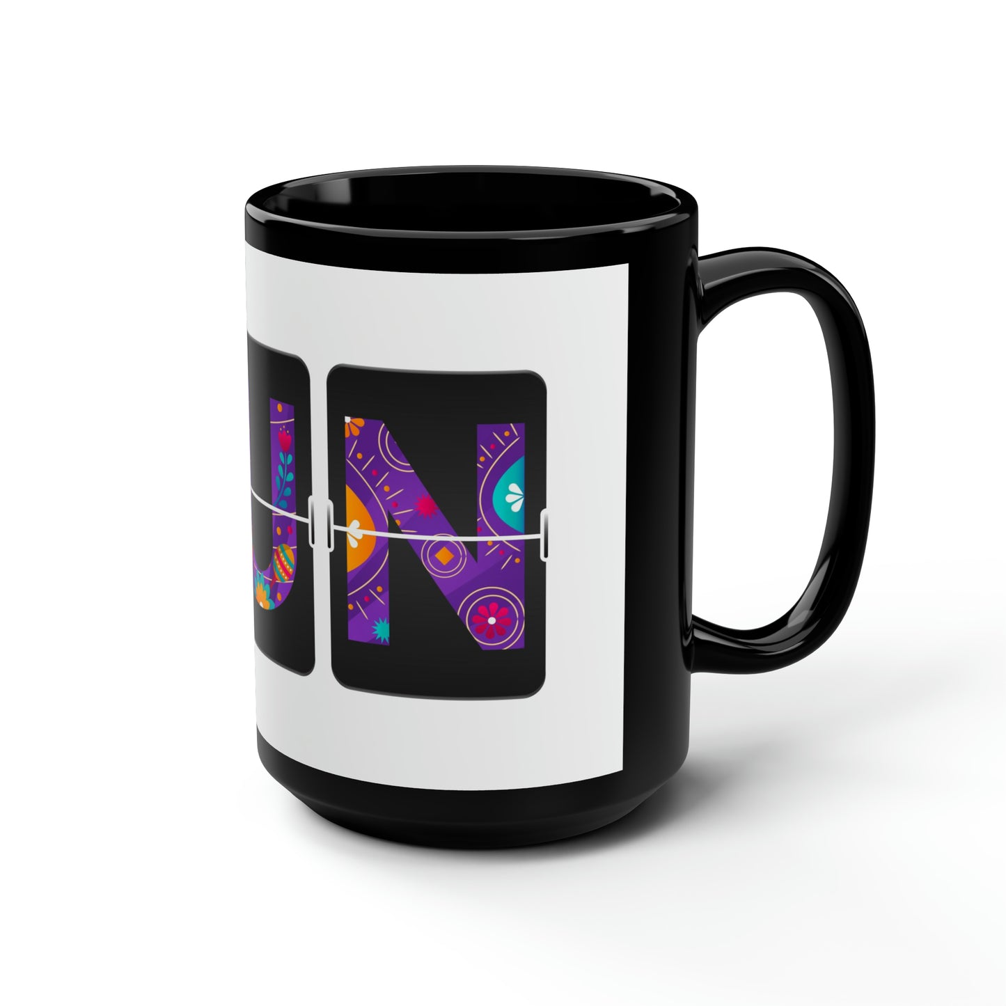 Black Mug, 15oz