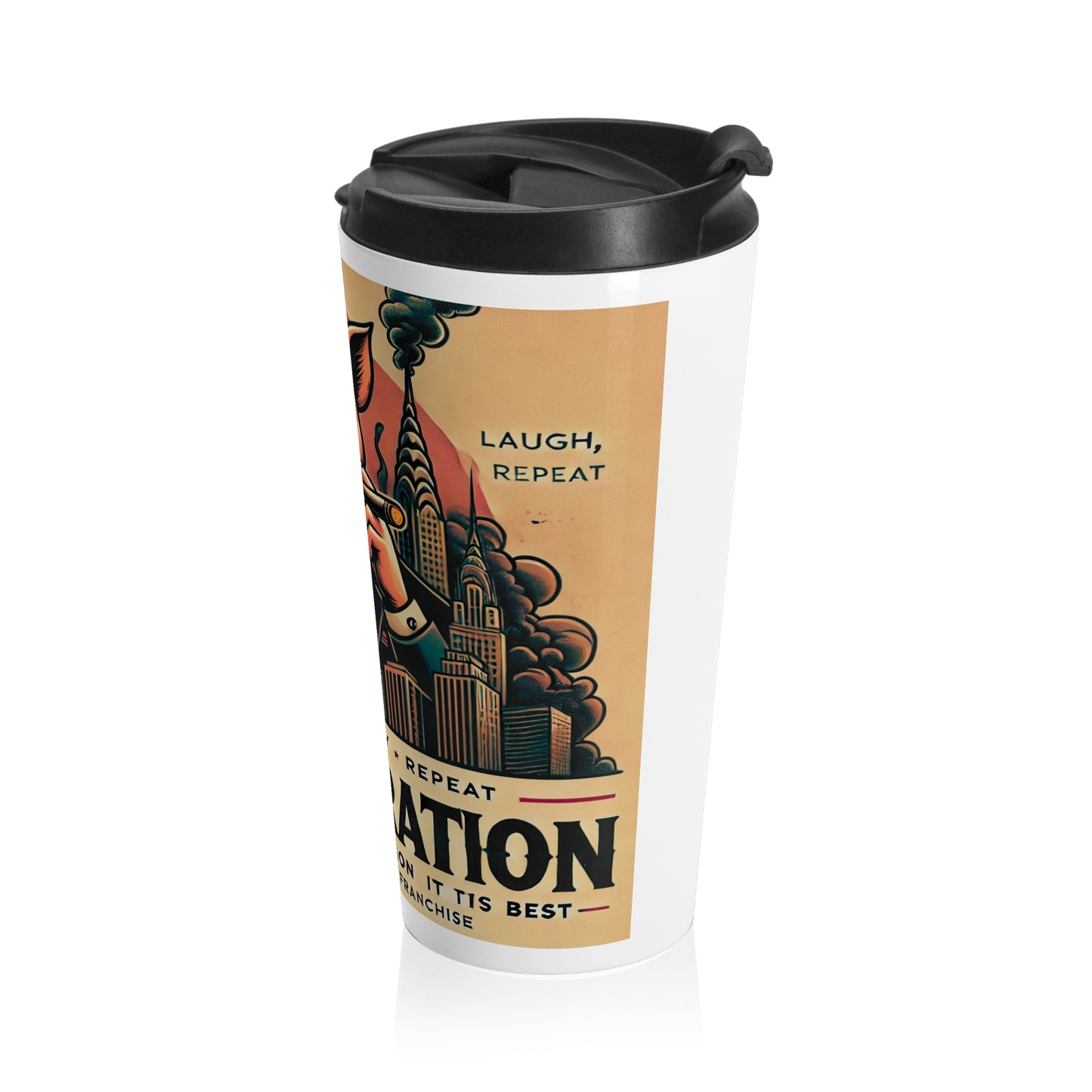 Porkoration Collection 21 - Stainless Steel Travel Mug