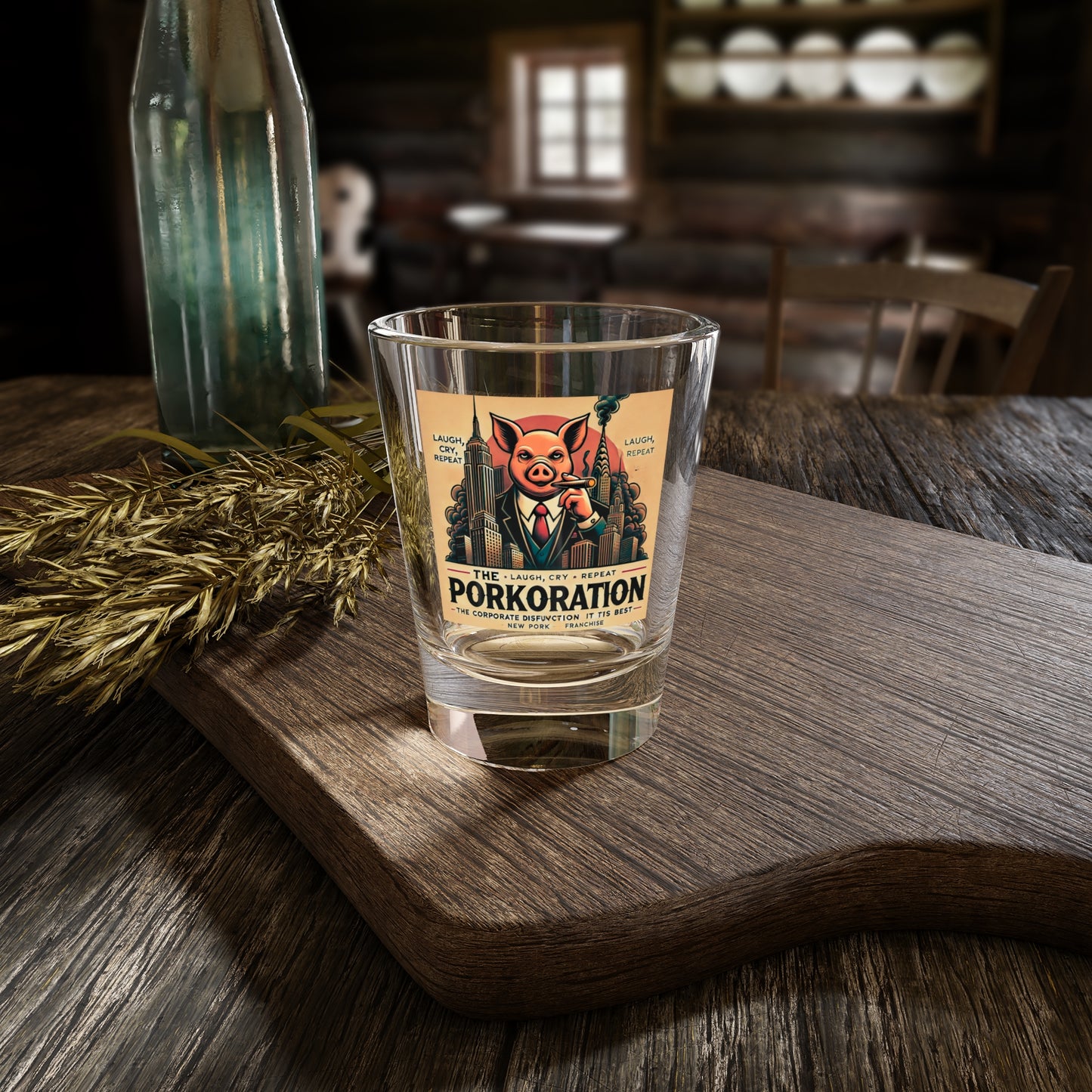 Porkoration Collection - Shot Glass, 1.5oz