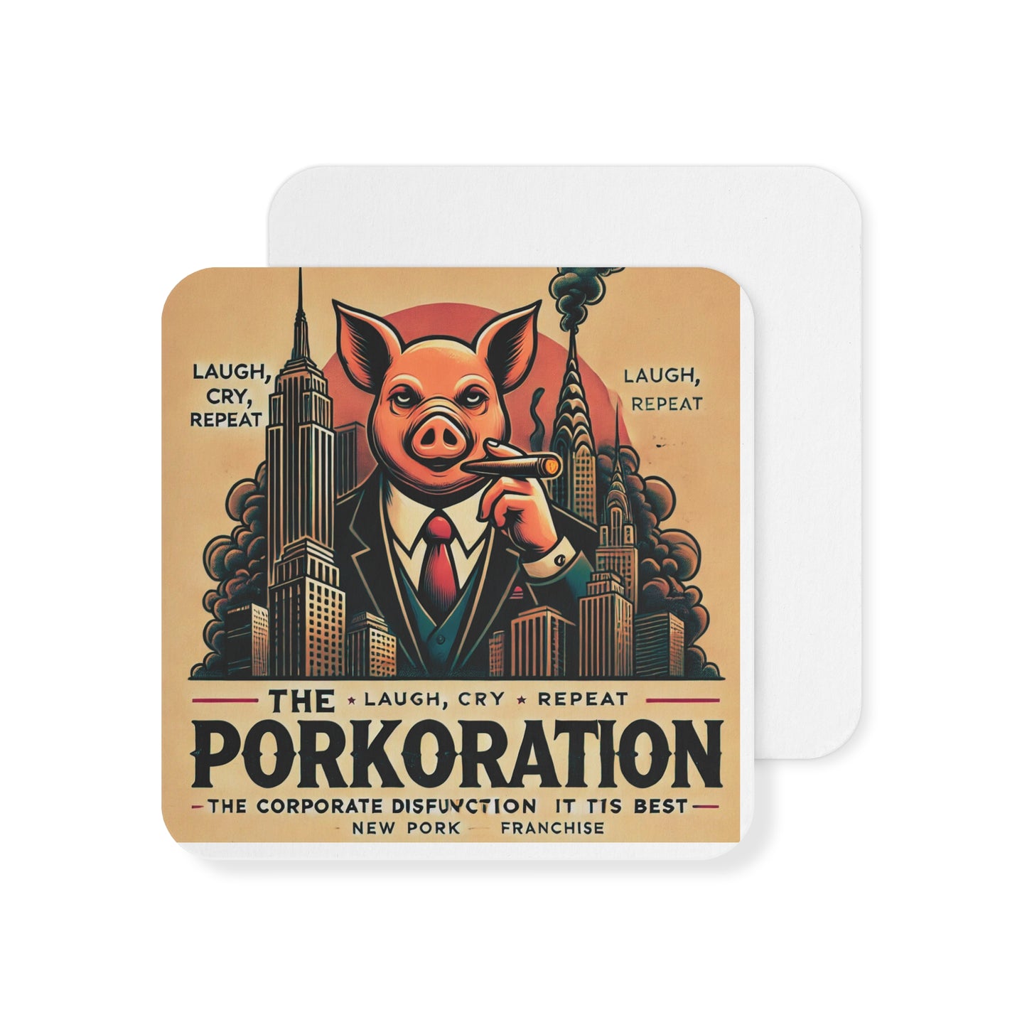 Porkoration Collection - Coasters (50, 100 pcs)