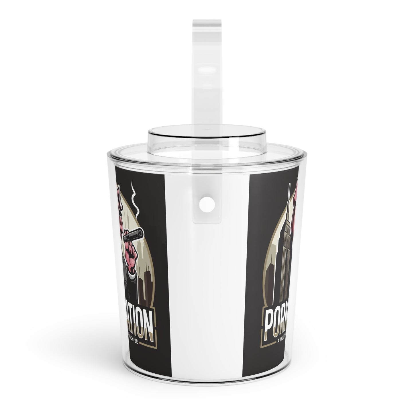 Porkoration Collection - Ice Bucket with Tongs