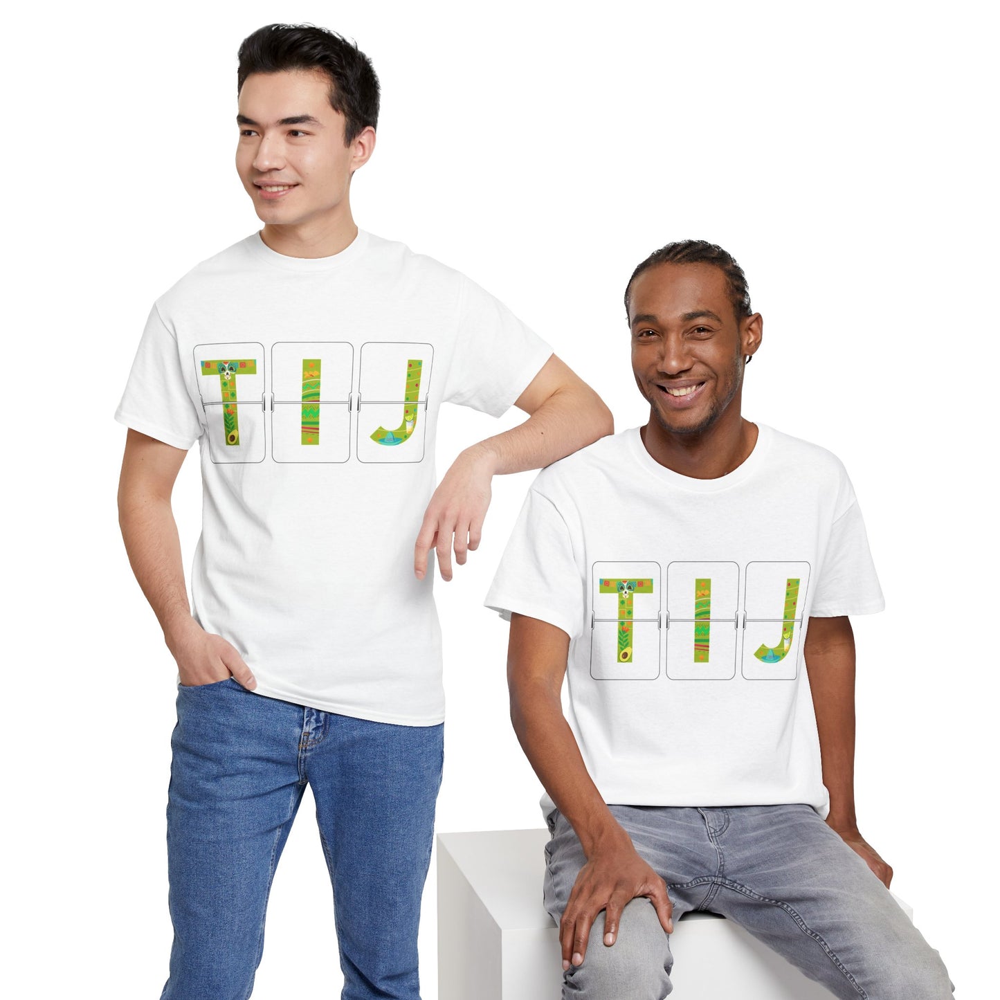 Airport Letter Codes Travel - TIJ Tijuana Mexico T-Shirt
