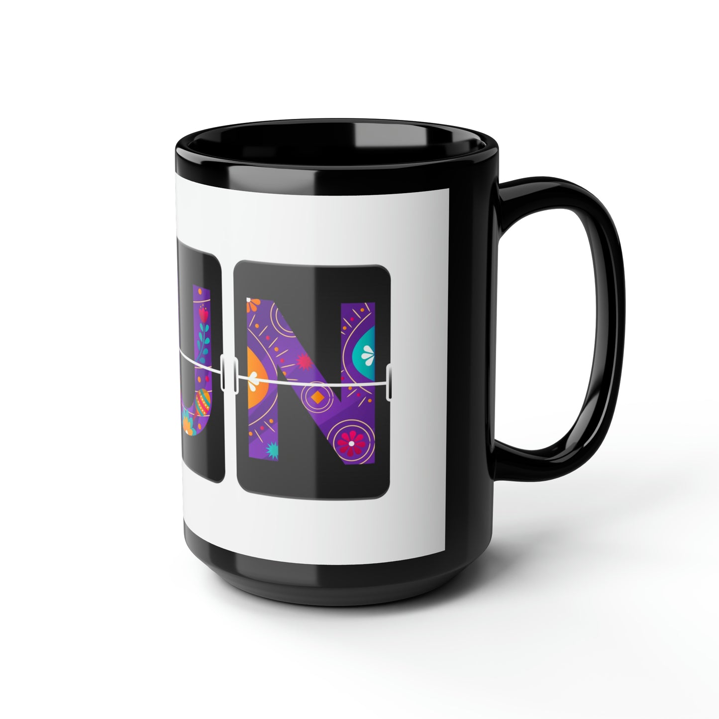 Black Mug, 15oz