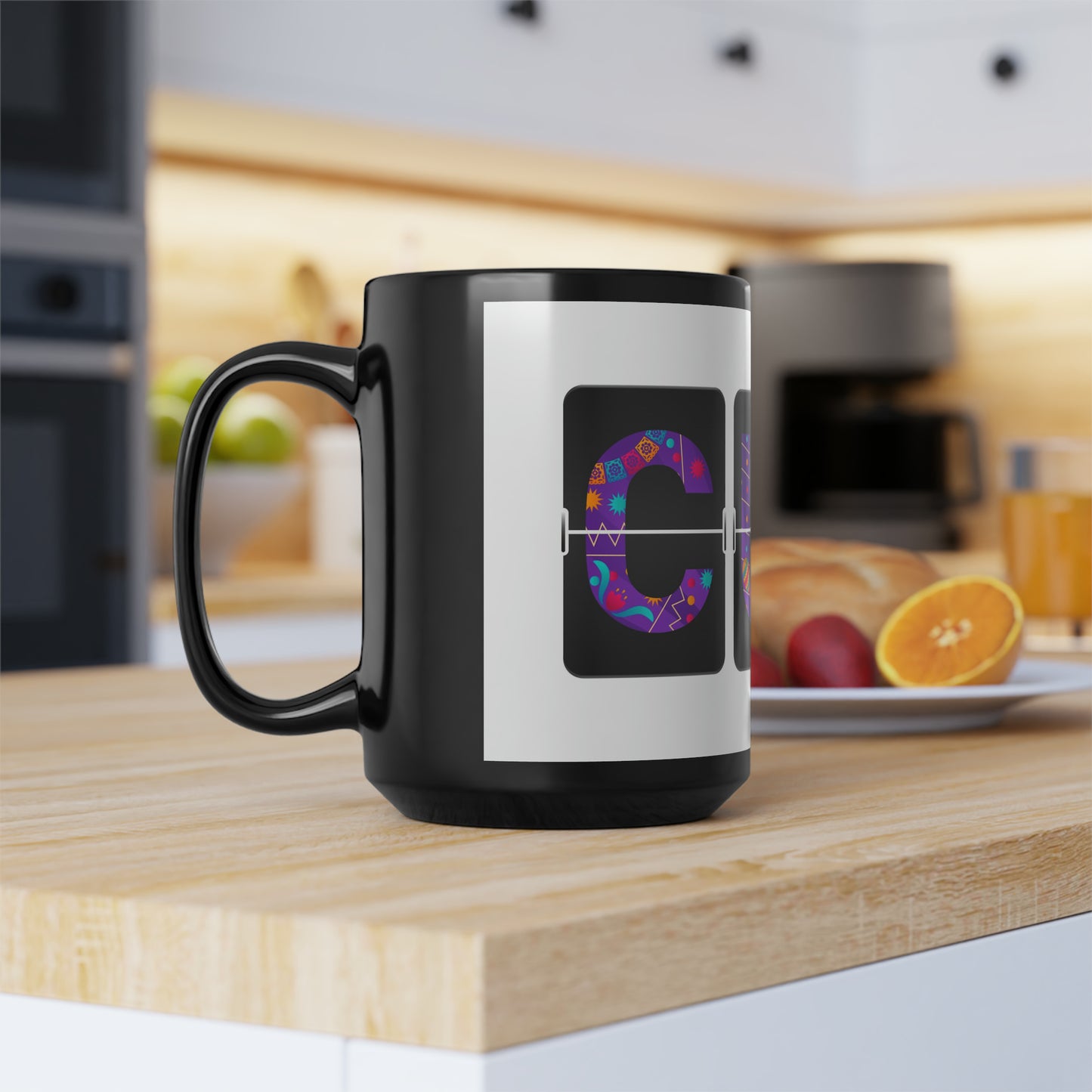 Black Mug, 15oz