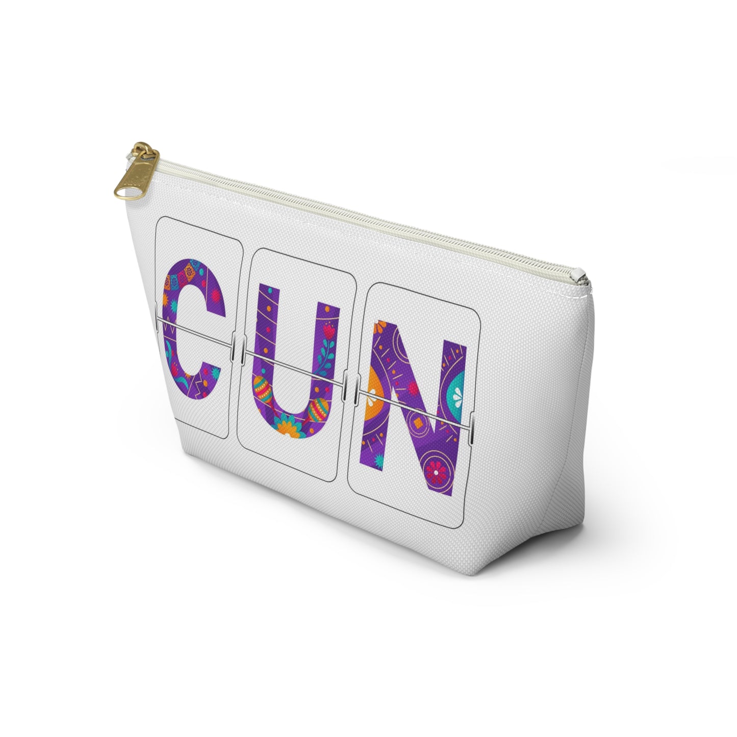 CUN - Cancun Three-Letter Code - Accessory Pouch w T-bottom