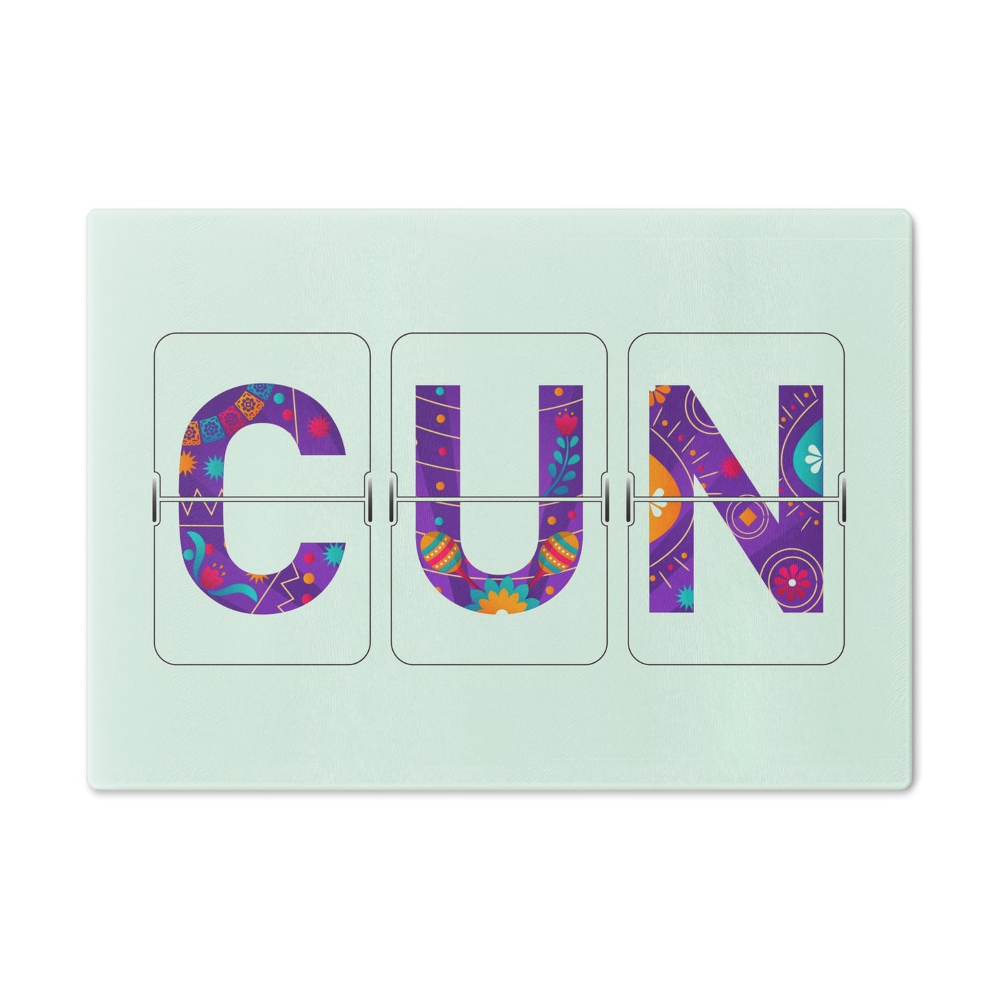 CUN - Cancun Three-Letter Code - Cutting Board