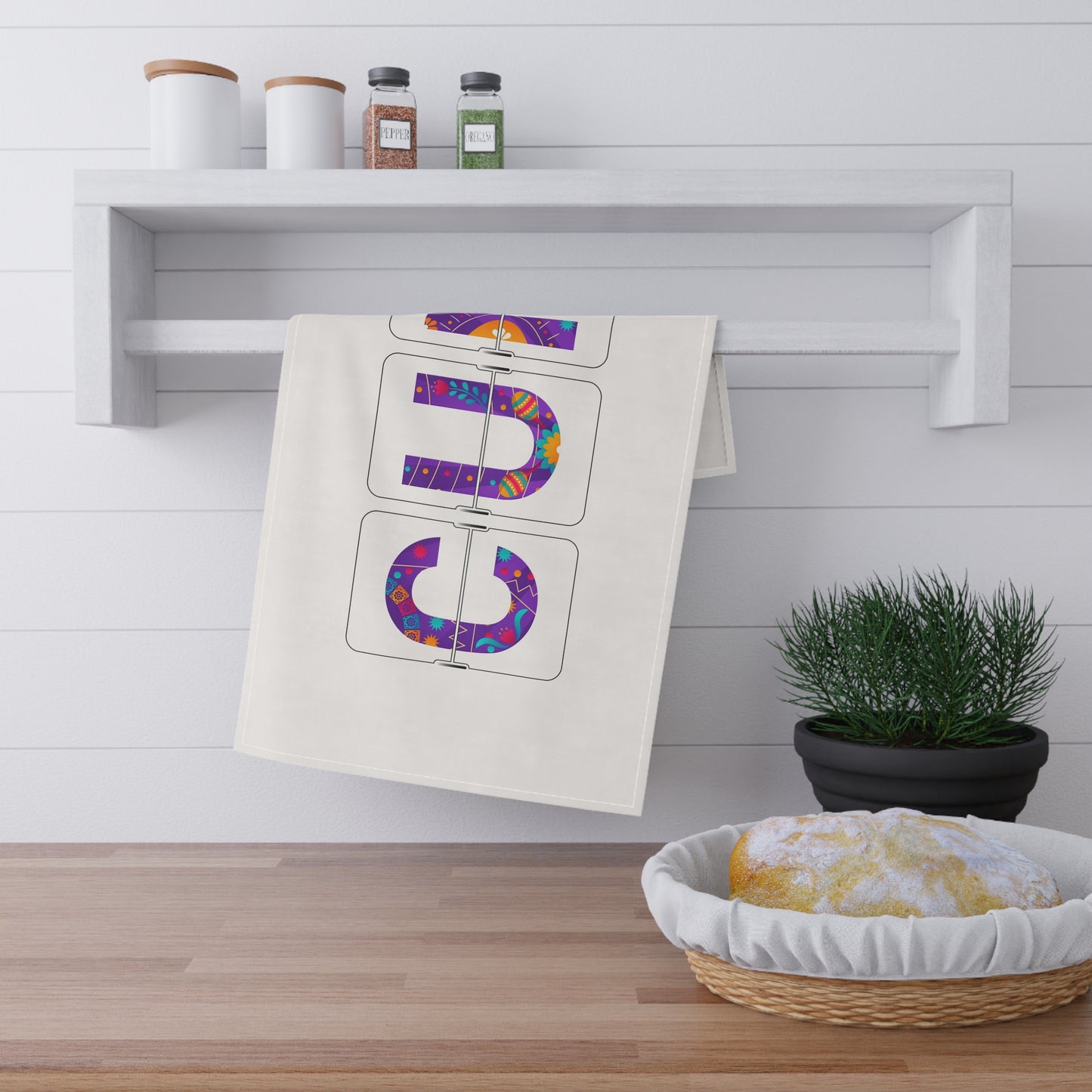 CUN - Cancun Three-Letter Code - Kitchen Towel