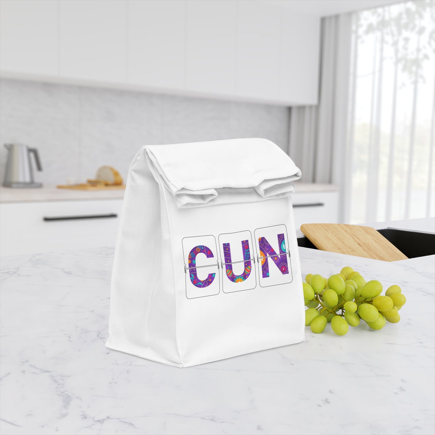 CUN - Cancun Three-Letter Code - Polyester Lunch Bag