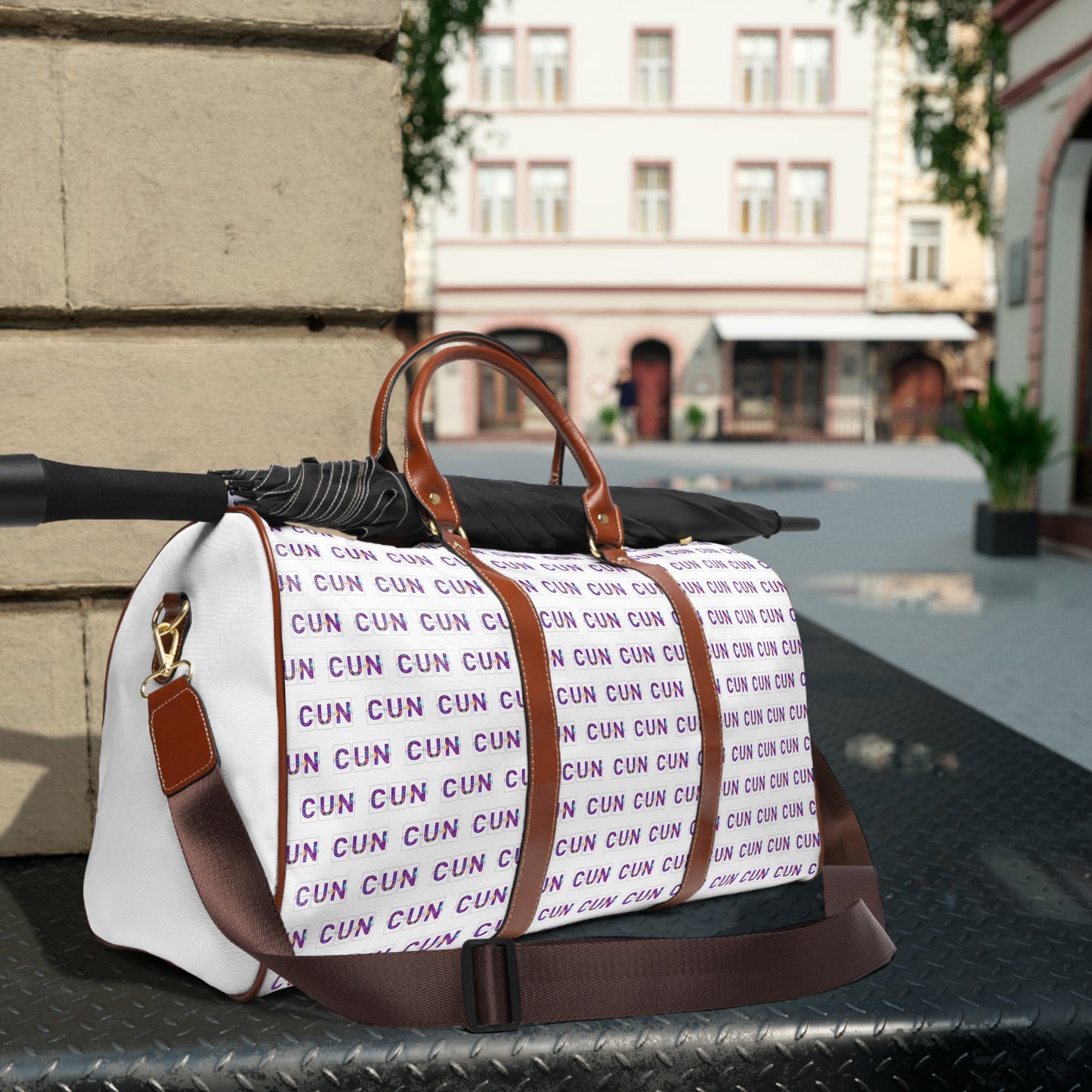 CUN - Cancun Three-Letter Code - Waterproof Travel Bag