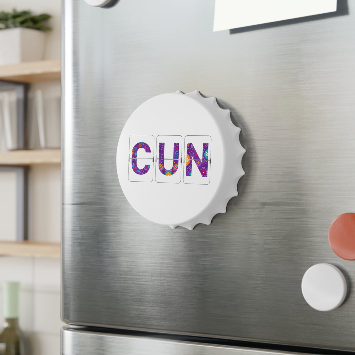 CUN - Cancun Three-Letter Code - Bottle Opener