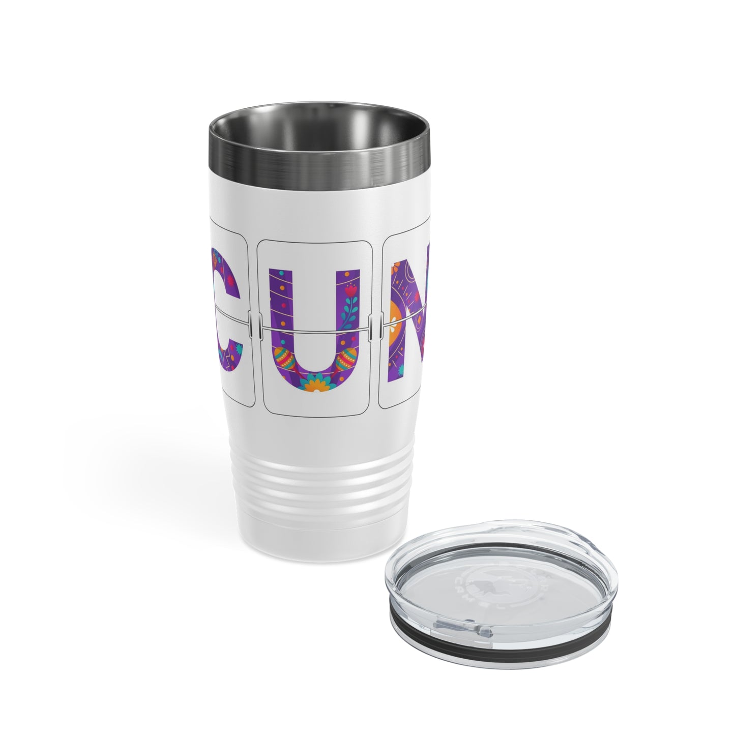 CUN - Cancun Three-Letter Code - Ringneck Tumbler, 20oz