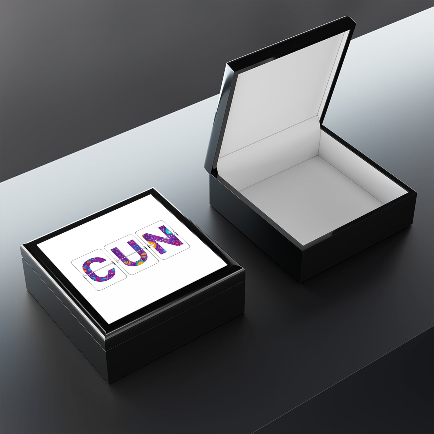 CUN - Cancun Three-Letter Code - Jewelry Box