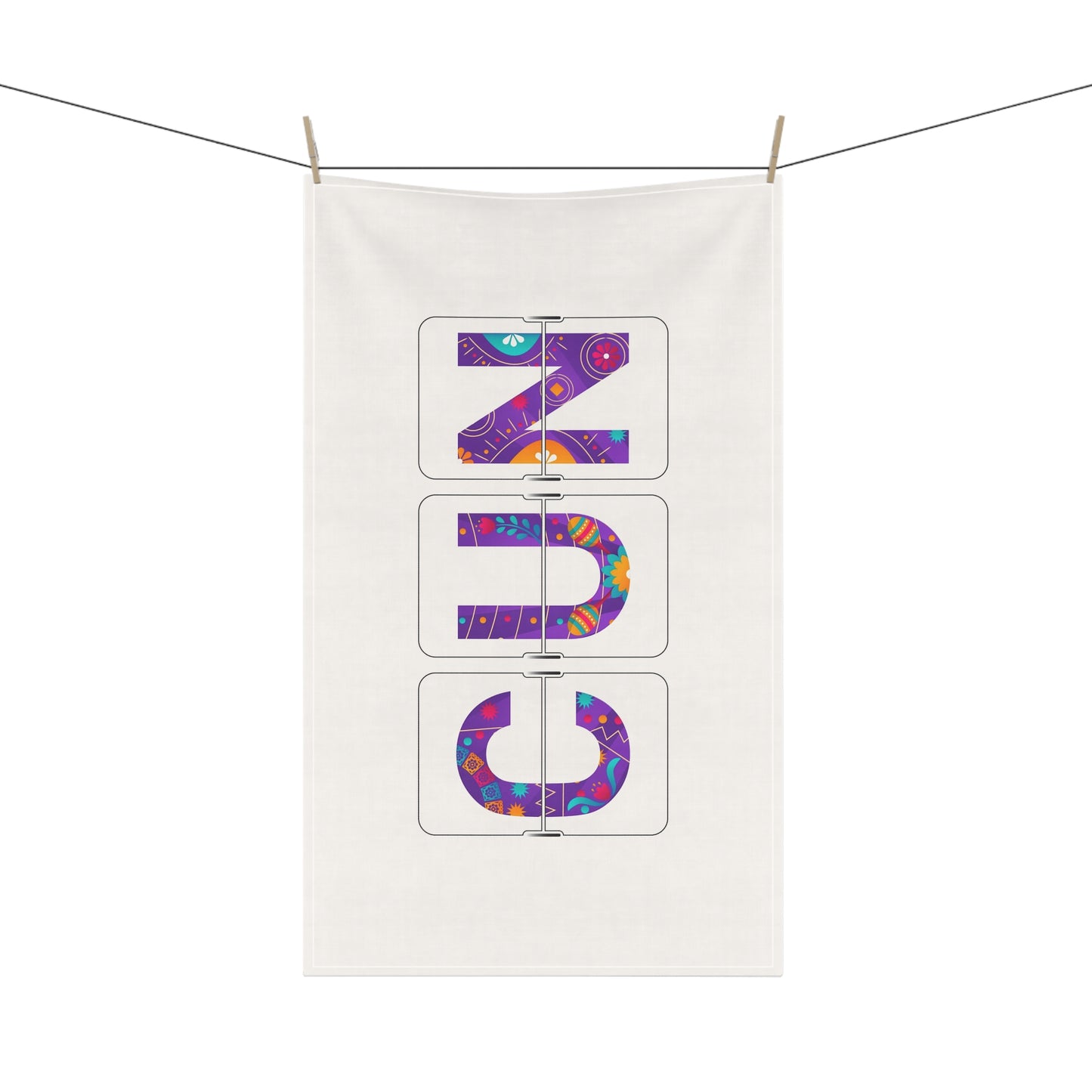 CUN - Cancun Three-Letter Code - Kitchen Towel