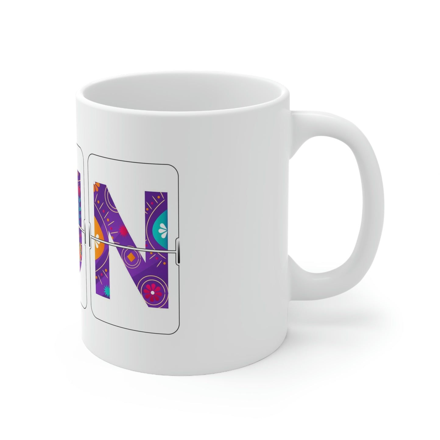 CUN - Cancun Three-Letter Code Collection Ceramic Mug 11oz