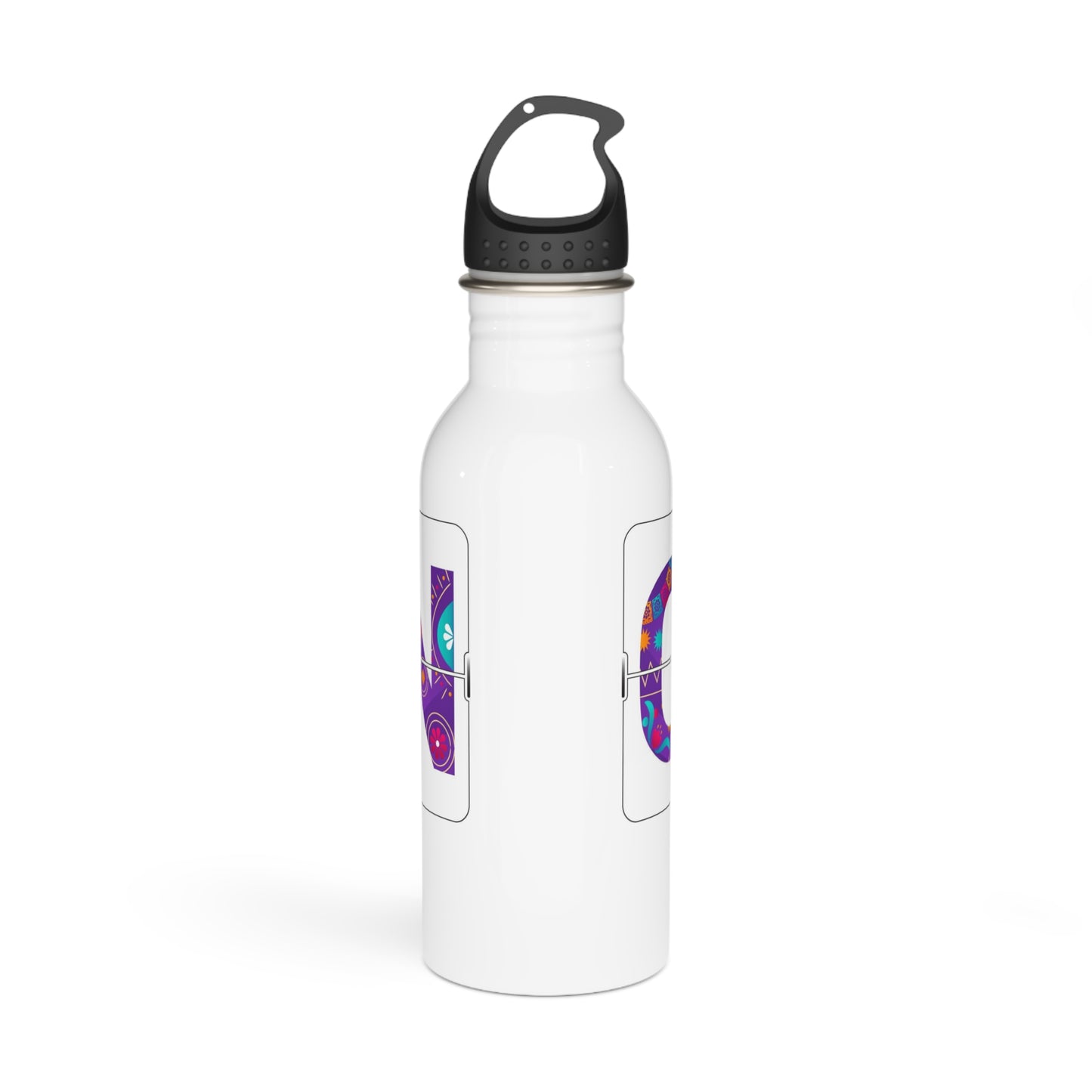 CUN - Cancun Three-Letter Code - Stainless Steel Water Bottle