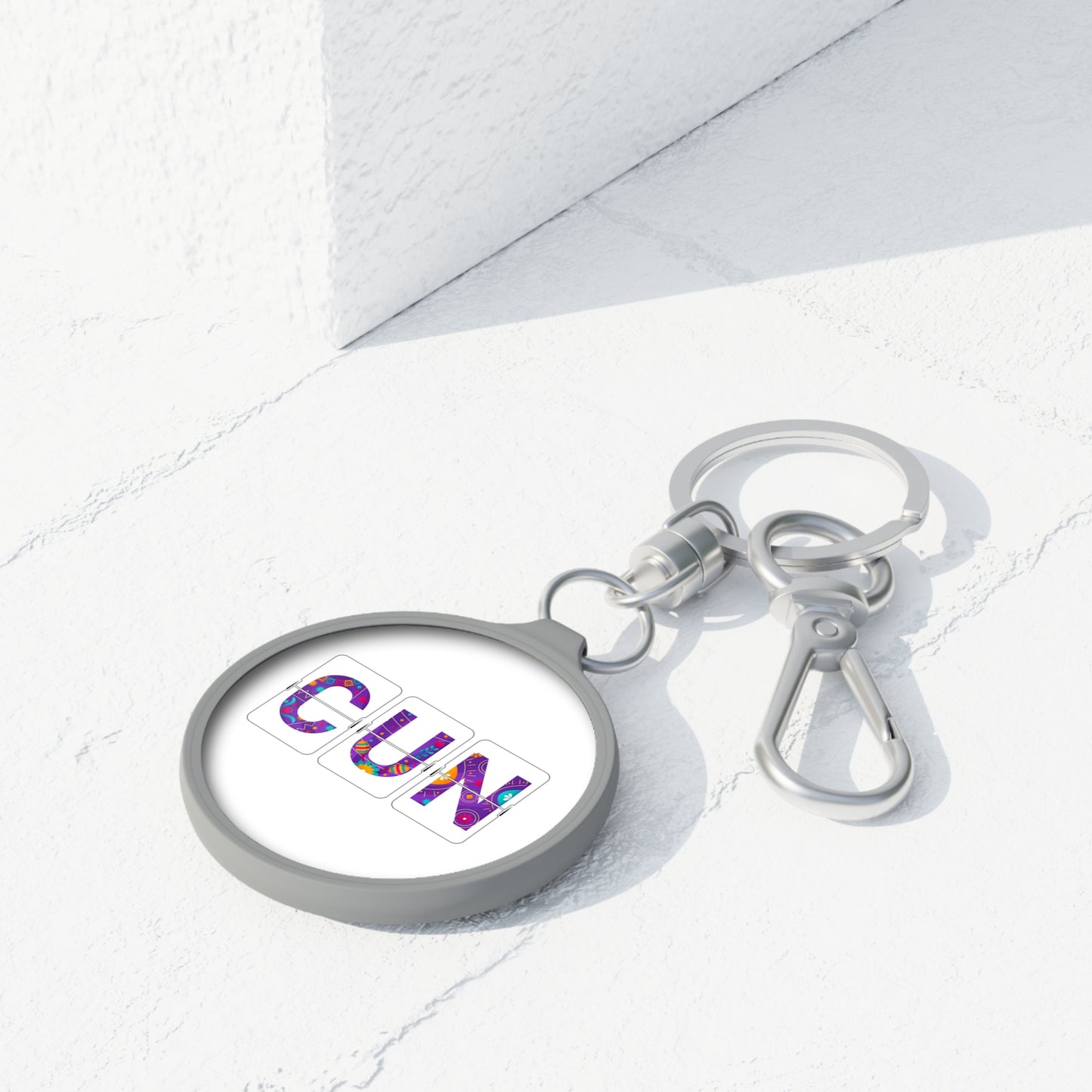 CUN - Cancun Three-Letter Code - Keyring Tag