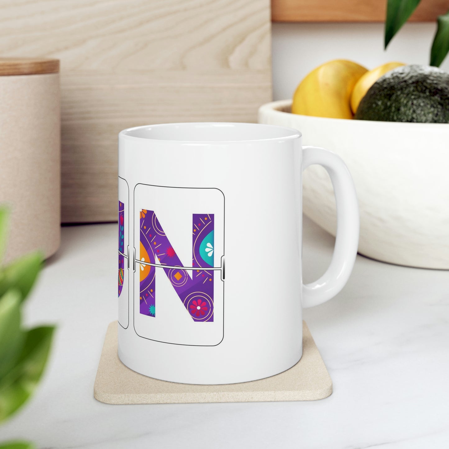 CUN - Cancun Three-Letter Code Collection Ceramic Mug 11oz