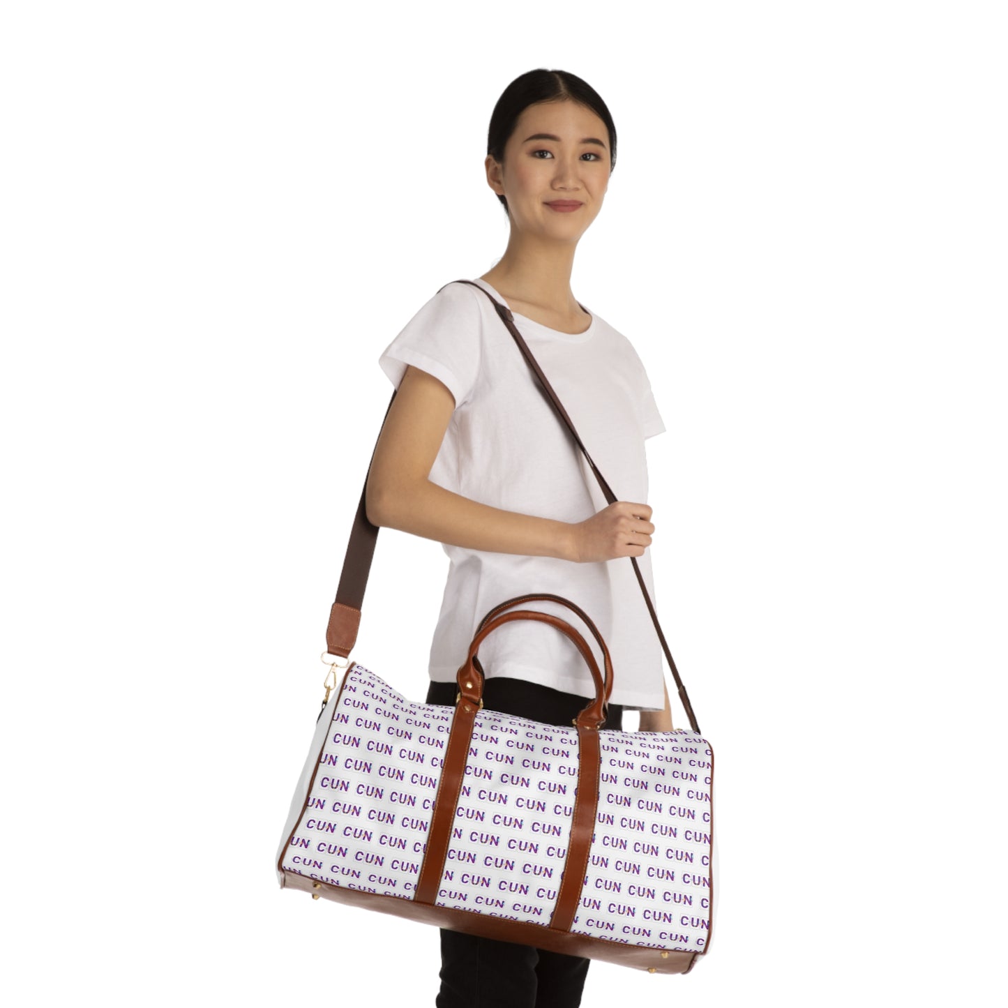 CUN - Cancun Three-Letter Code - Waterproof Travel Bag