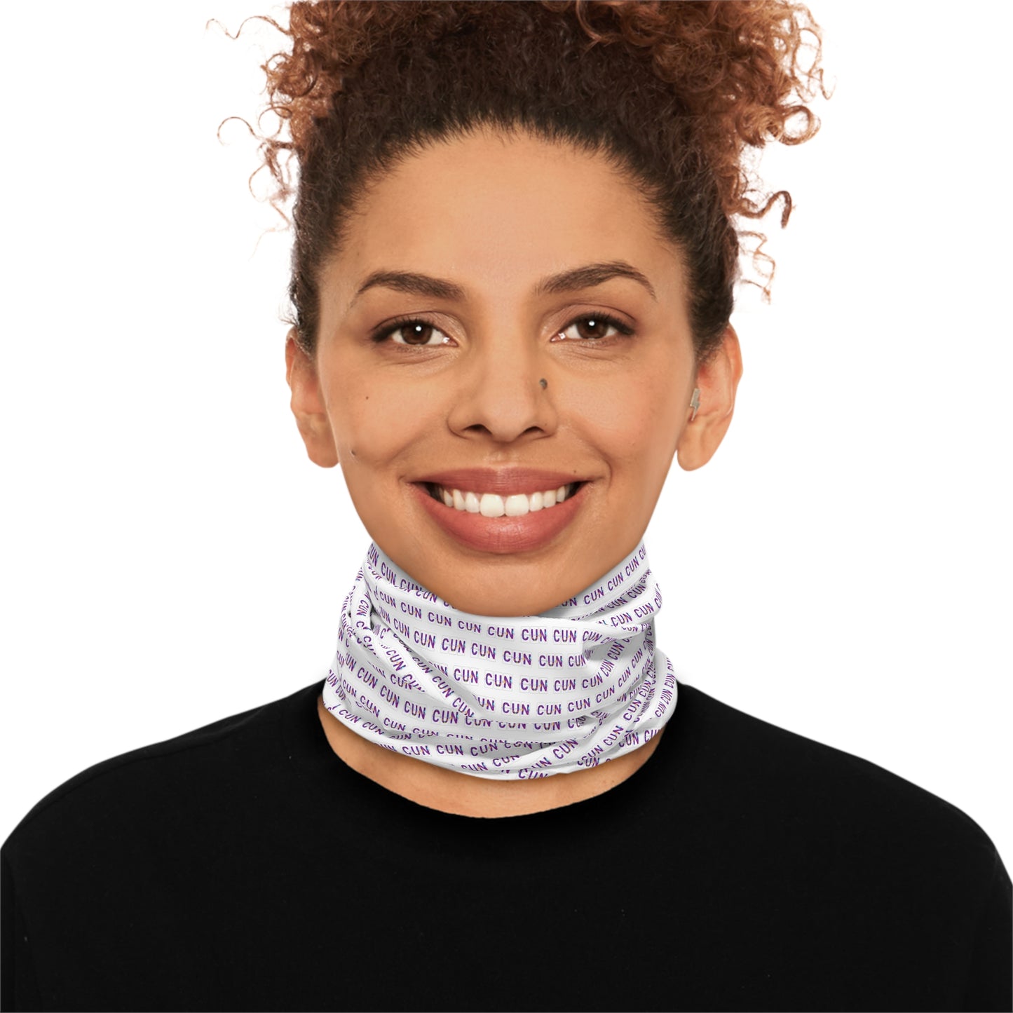 CUN - Cancun Three-Letter Code - Lightweight Neck Gaiter