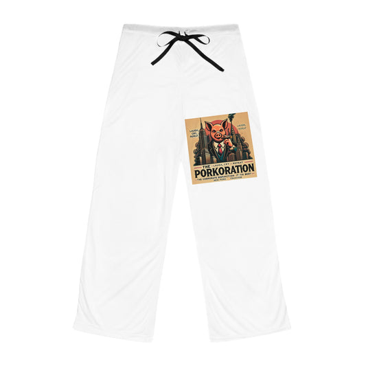 Porkoration Collection - Whimsical Women's Sweatpant Pajama Pants, Cozy Sleepwear, Travel Gifts, Tropical Vibe, Relaxation Outfit, Summer Nights