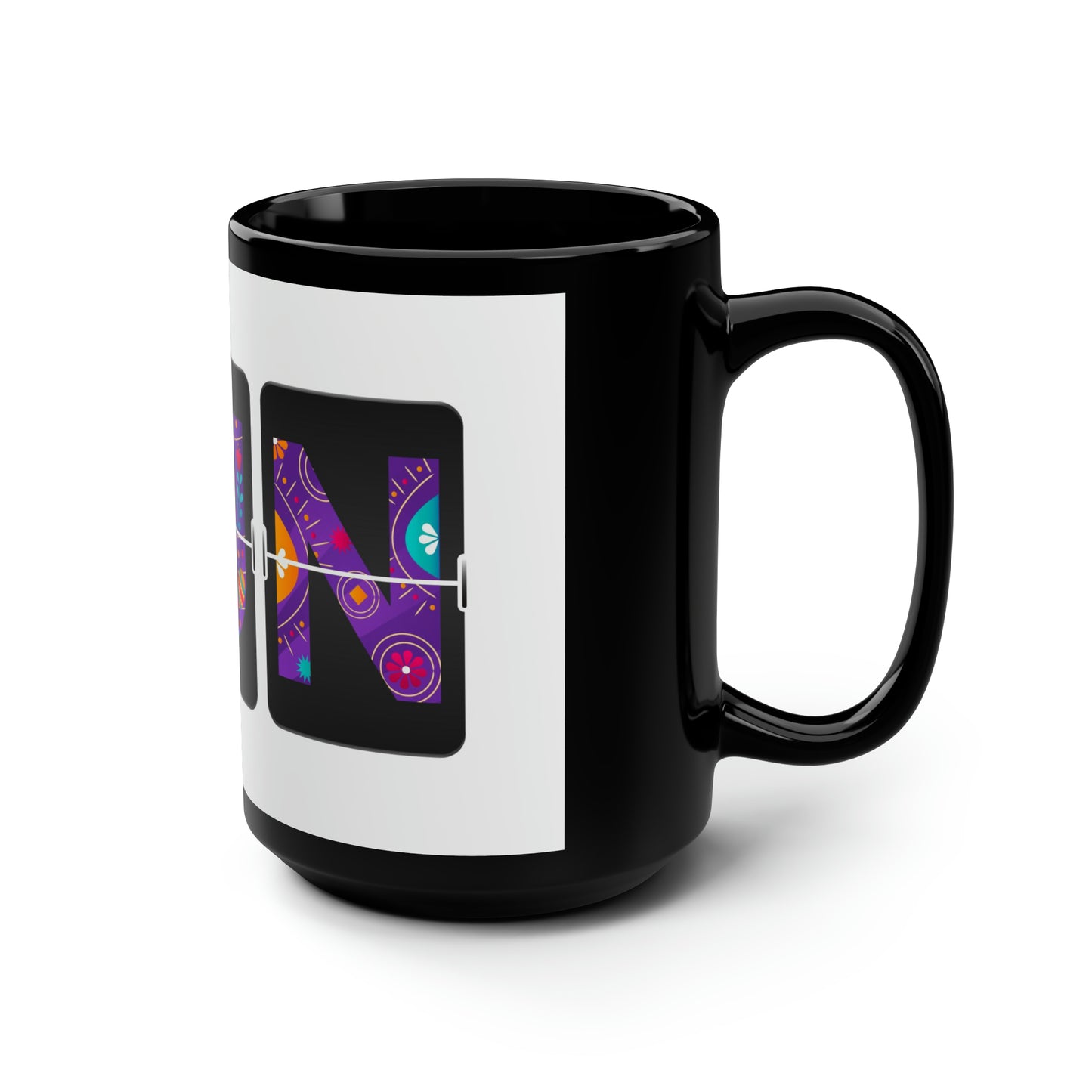 Black Mug, 15oz