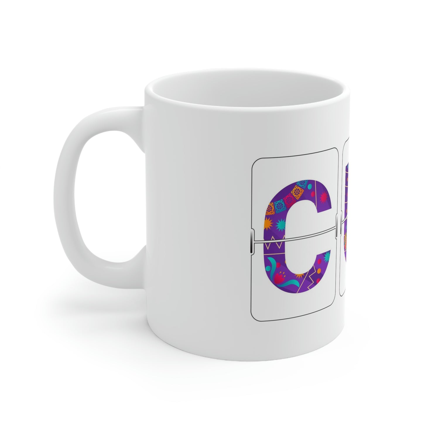 CUN - Cancun Three-Letter Code Collection Ceramic Mug 11oz