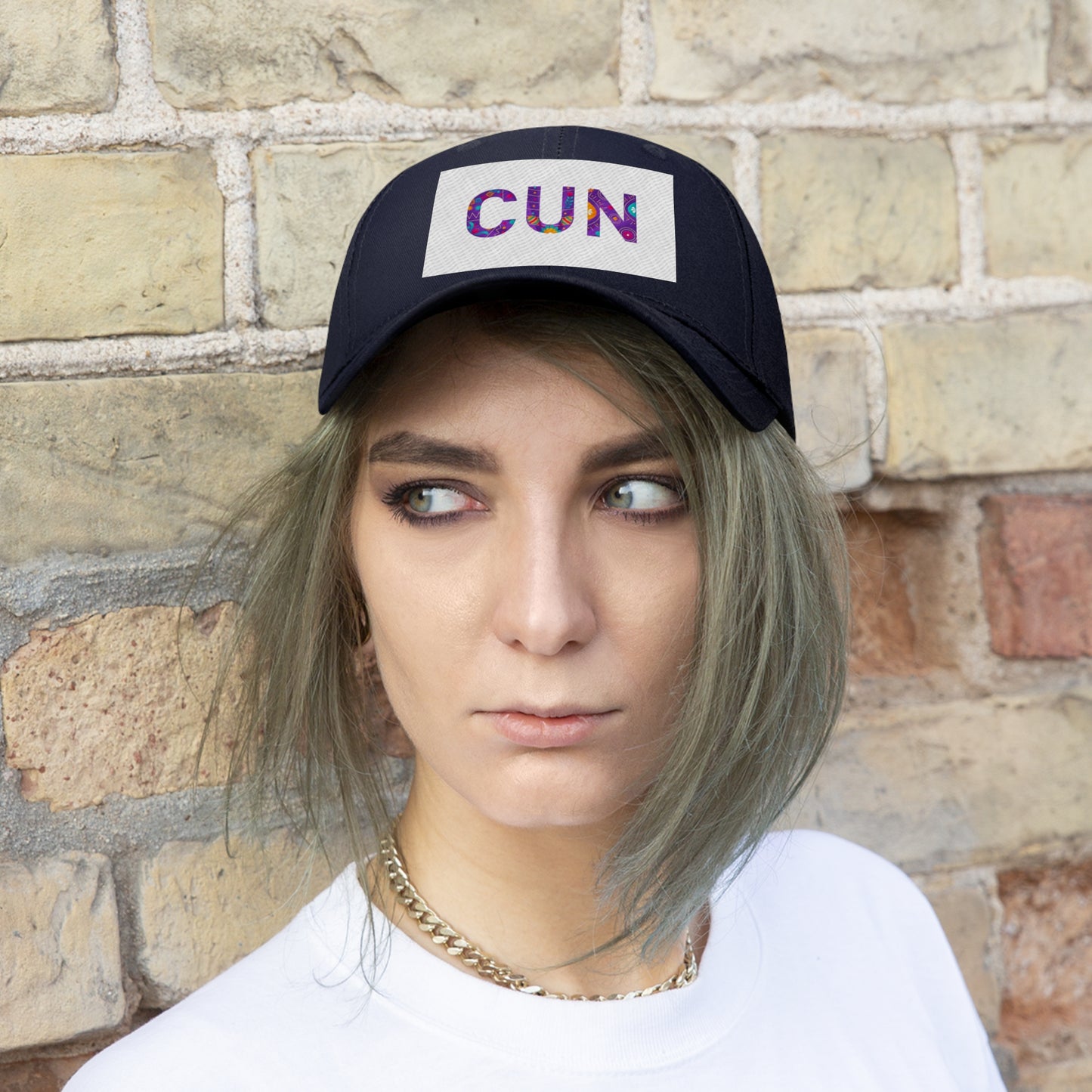 CUN - Cancun Three-Letter Code - Unisex Twill Hat