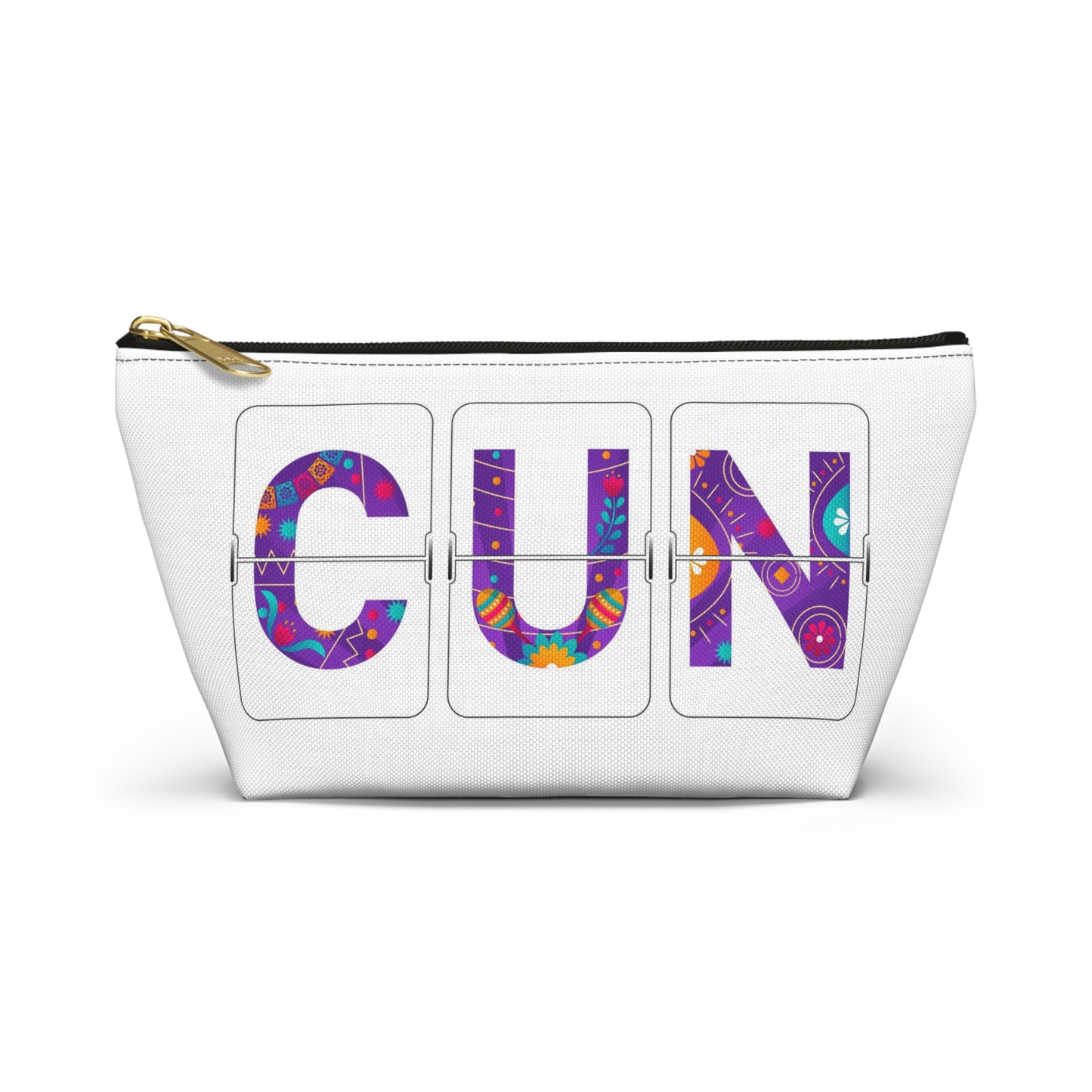 CUN - Cancun Three-Letter Code - Accessory Pouch w T-bottom