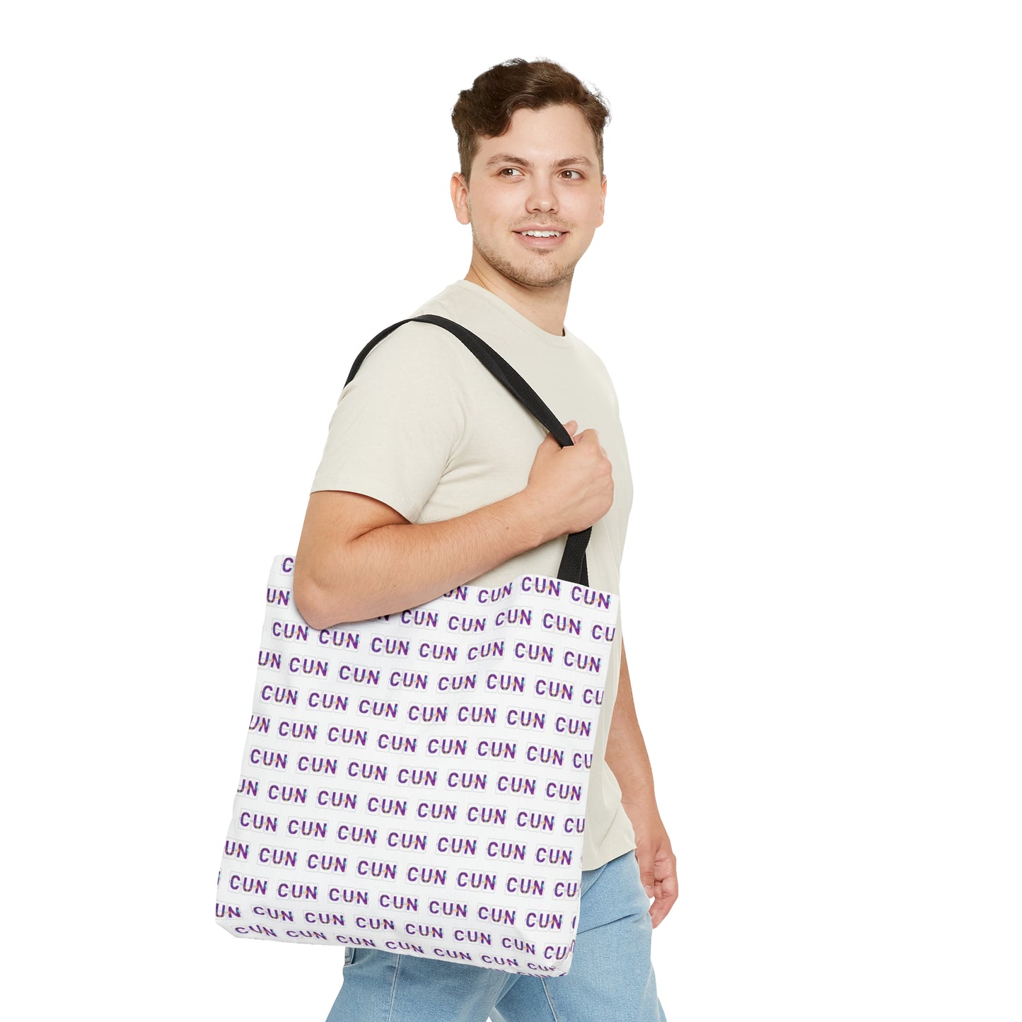 CUN - Cancun Three-Letter Code - Tote Bag (AOP)