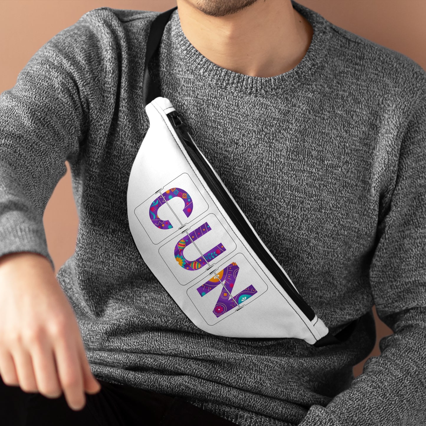 CUN - Cancun Three-Letter Code - Fanny Pack