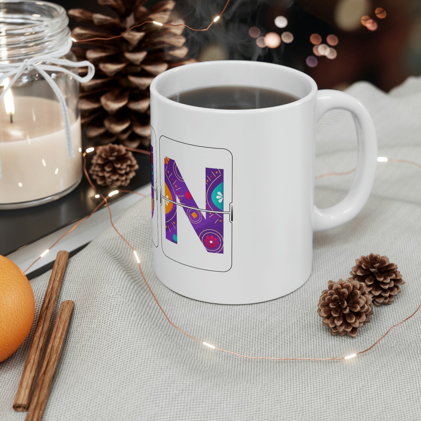 CUN - Cancun Three-Letter Code Collection Ceramic Mug 11oz