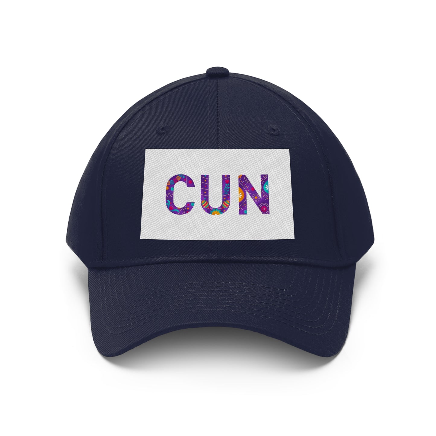 CUN - Cancun Three-Letter Code - Unisex Twill Hat