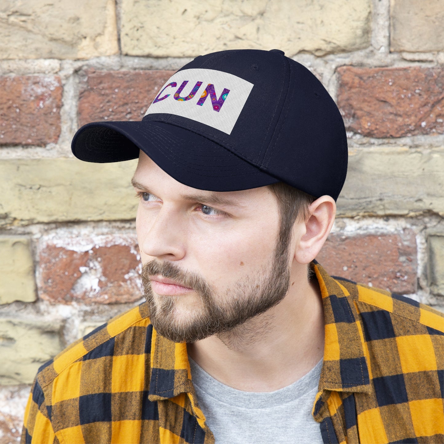 CUN - Cancun Three-Letter Code - Unisex Twill Hat