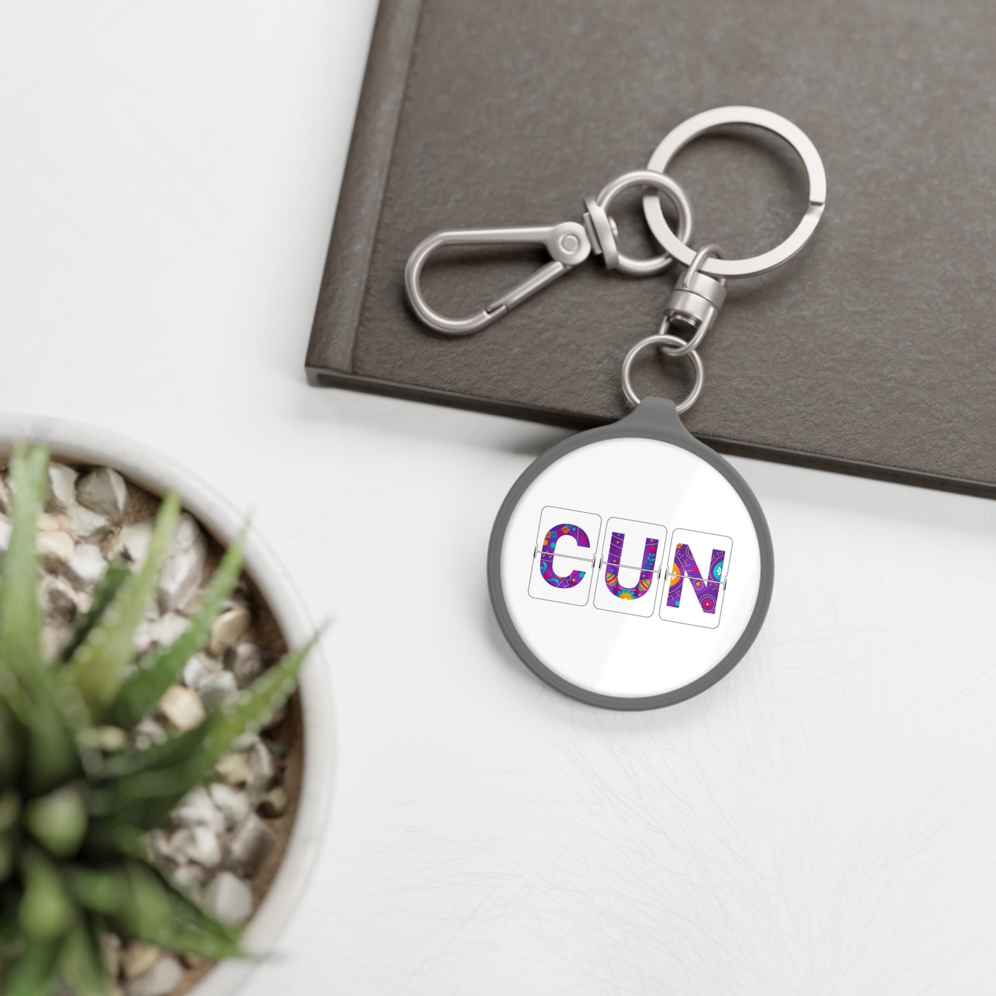CUN - Cancun Three-Letter Code - Keyring Tag