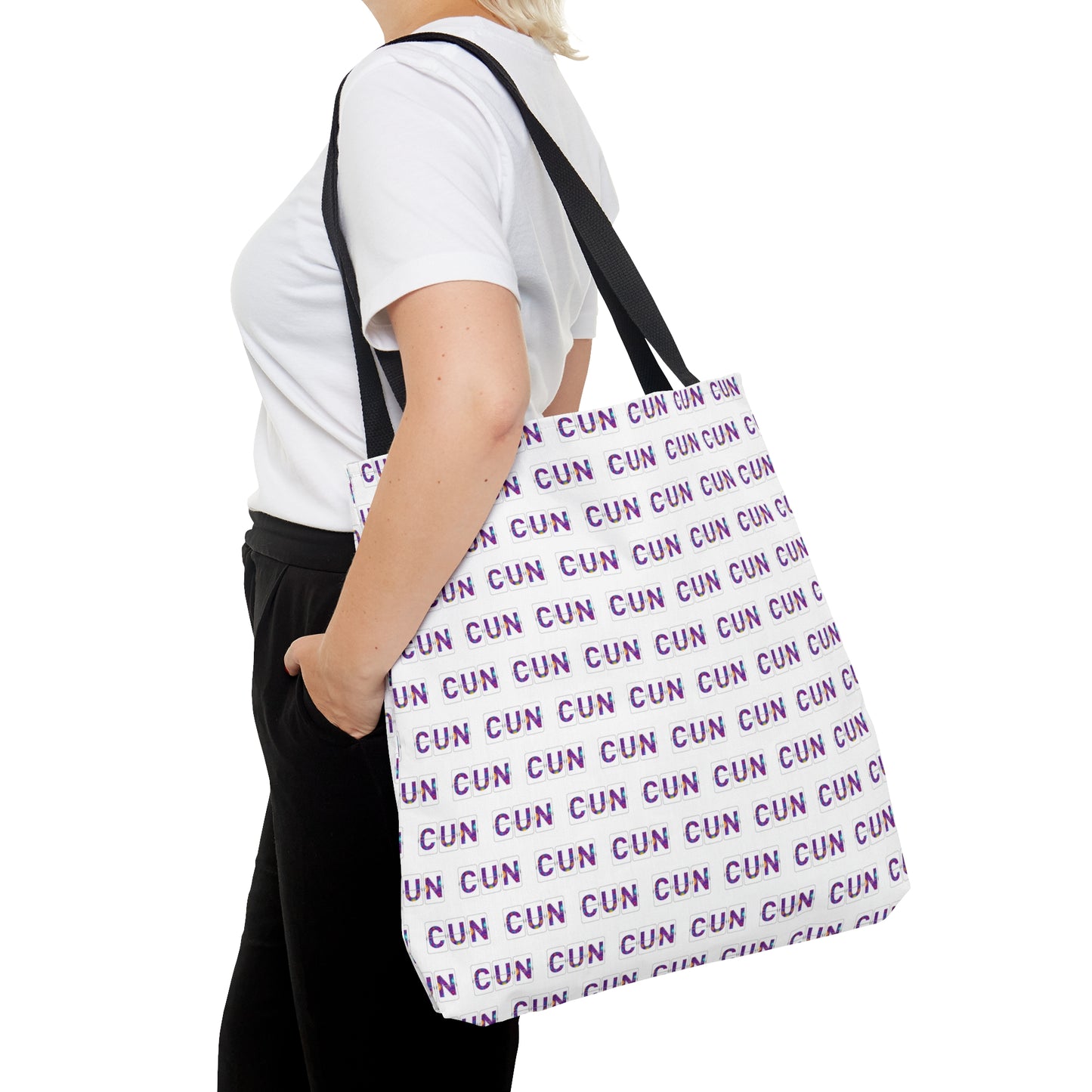CUN - Cancun Three-Letter Code - Tote Bag (AOP)